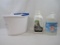 Easy Pour 12 Quart Bucket, plus 64 oz Bottle of Linit Starch and One Gallon Best Press Starch