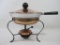 Copper Toned Chafing Dish Stand