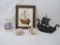 Decorative Items Includes Metal Norsemen Sailing Ship Sculpture , Sailing Ship print by Barone,
