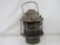 Large Nautical Lamp, Cracked Clear Glass Globe, See Pictures for Condition