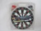 Dartboard Game, 2 Sided Board, 6 Metal Tip Darts, New in Package