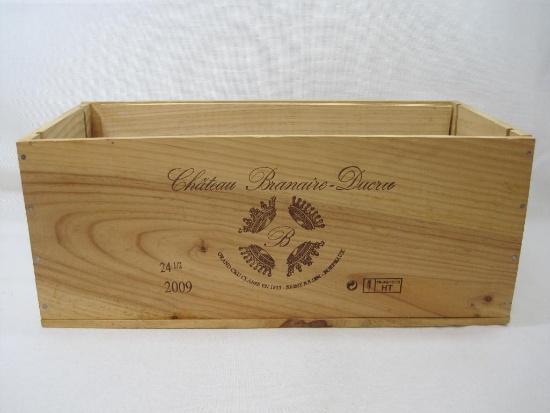 Wooden Wine Crate, Chateau Branaire Ducra, 2009