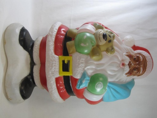 Blow Mold Santa, 3 feet 4 inches Tall, Empire Ind. Inc, Tarboro N.C.