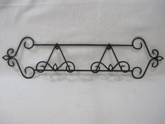 Black Metal Display Shelf, approx 34 inches Long