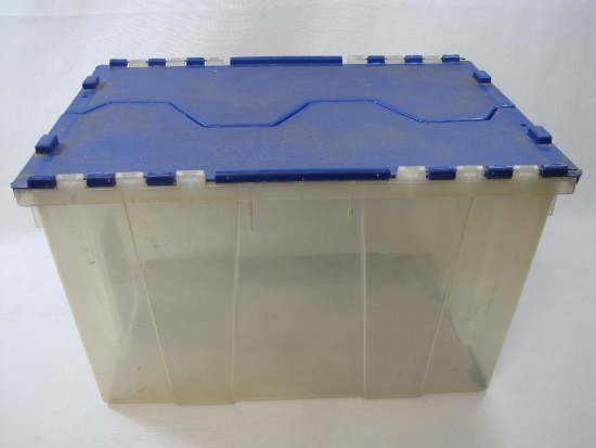 Contico Industrial Tuffcrate Storage Tote, 12 Gallon with Reinforced Lid