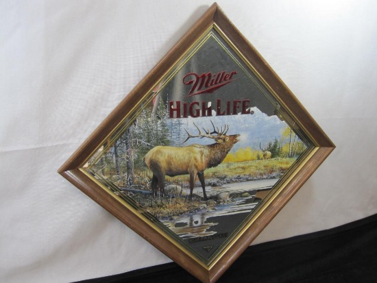 Miller High Life Beer Sign, Challenge by Scott Zoelick, 5th Reflective Plaque of Six in Series #3,