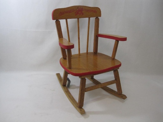 Children's Wooden Musical Rocking Chair
