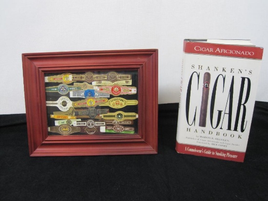 Cigar Aficionado Shanken's Cigar Handbook by Marvin R Shanken, Forward by Bill Cosby, with Framed