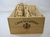 Wooden Wine Crate, Chateau Canon la Gaffeliere, 2009, for 12-750 ml Bottles