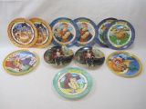 Assortment of Plates Includes Knowles 1985 Collectors, Disney's Hercules, and Ronald McDonald