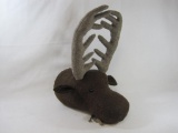 Felted Wool Moose Head Wall Decoration