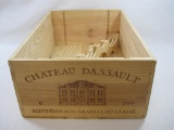 Wooden Wine Crate, Chateau Dassault, 2000