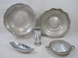 Aluminum Serving Items includes Kromex Goblet, Bowls, Trays and more