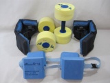 Aquatic Fitness Gear Includes 2 Sprint Bar Floats, Foam Block Belt Float and Hydro-Fit Cuffs