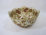 Flower Vines Pattern Ceramic Bowl, Made in China