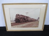 Norfolk And Western Locomotive 759 Framed Photograph, approx 13 X 15 inches