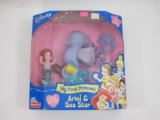 Disney My First Princess Ariel & Sea Star, NRFB, 2002 Mattel/Fisher-Price, 1 lb