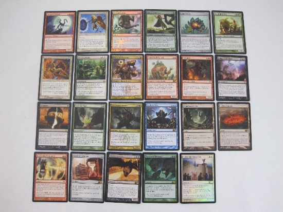 Assorted Rare and Mythic Magic the Gathering Cards including foil Wild Beastmaster, foil Ancient