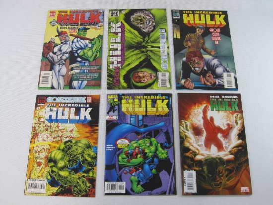 The Incredible Hulk, Six Marvel Comics Includes Issues #435, 436, Nov- Dec 1995, #437, 438, Jan-Feb