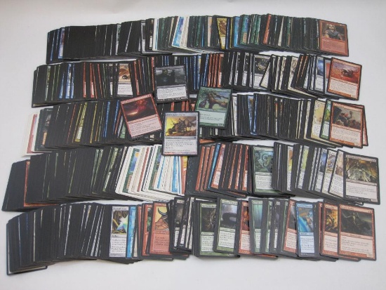 Approx 800 Magic the Gathering Trading Cards, commons and uncommons, 4 lbs 11 oz