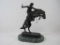 Bronco Buster Bronze Statue Marked Frederic Remington, Marble Base, approx 14 inches Tall