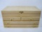 Four Drawer Jewelry Box with Red Velvet Interior and Lifting Top