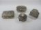 Four Decorative Metal Jewelry/Trinket Boxes, Includes Musical Piano Box