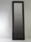 Full Length Mirror with Black Plastic Frame, OTD Command, approx 16 x 51 inches