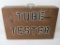 Wooden Box with Handle and Hasp, Divided Space Interior, approx 18 x 26 inches, 5 inches Deep