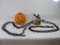 Halloween Decorations, Plastic Chain, Jack-O-Lantern and Yankee Candle The Witch