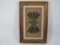 Authentic Navajo Sand Painting Chairzei Sun Signed on back by Artist
