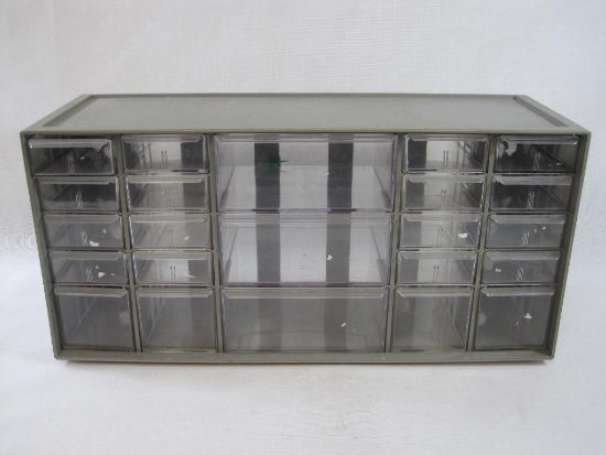 Plastic Drawer Organizer Cabinet, 23 Removable Drawers