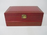 Single Drawer Jewelry Box, Red