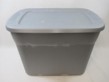 Gray Sterilite Storage Tote with Lid