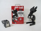 Skil-Craft Electric Binocular Microscope No.424, in Original Metal Case, Skil-Craft Corporation