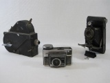 Vintage Cameras Eastman Kodak Company Includes No.2-4 Folding Cartridge Primo, Cine-Kodak Model E,