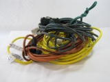 Four Extension Cords Includes Heavy Duty, Household and Multi-Plug