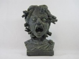 Medusa Plastic and Rubber Bust Halloween Decoration