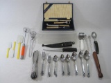 Kitchen Utensils Includes 1881 Rogers Stainless Flatware, Oneida Co., Kirk's Pearlex Sheffield