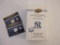 Upper Deck Yankee Stadium Legacy Final Season 100 Card set with 2 Game-Used Memorabilia Cards, in