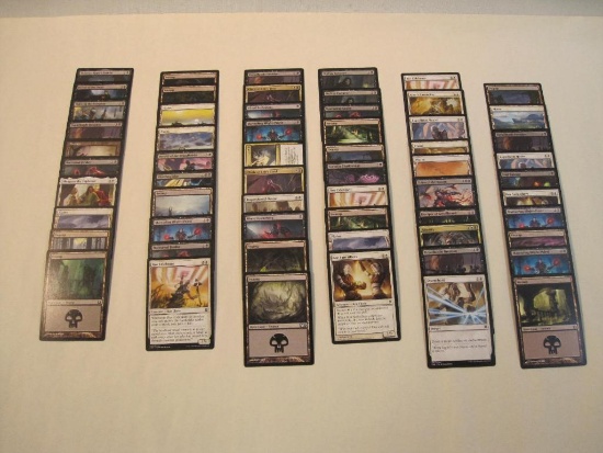 Over 50 White and Black Magic the Gathering Cards including Mangara the Diplomat, playset Dreadhorde