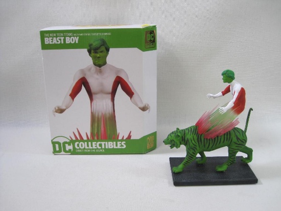 DC Collectibles The New Teen Titans: Beast Boy Multi-Part Statue, has paint chips, See Photos for