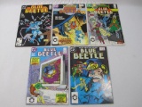 Five Blue Beetle Comic Books Issues #19-23, Dec, Jan-Apr 1987-88, DC Comics Inc., 11 oz