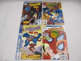 Spider-Man, Four Marvel Comics Includes Issue #56, Mar 1995, Web Of Spider-Man #102, 1st meeting