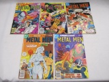 Metal Men, Five DC Comics including Issues #48, Nov 1976, #51-54, Bi-Monthly May-Nov 1977, 10 oz