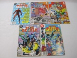 Five Blue Beetle Comic Books Issues #8-12, Jan-May 1987, DC Comics Inc., 11 oz