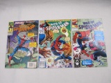 Spider-Man, Three Marvel Comics including The Amazing Spider-Man #389, May 1994, Web of Spider-Man