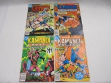 Kamandi-The Last Boy on Earth, Four DC Comics includes Issues #50, Apr-May 1977, #56, 57, 59, May,