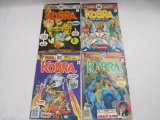 KOBRA, Four DC Comics including Issues #1-4, Bi-monthly Mar-Sept 1976, 8 oz