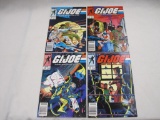 Four G.I. Joe A Real American Hero! Comics including Issue #61, 62, 65, 66, July, Aug, Nov, Dec
